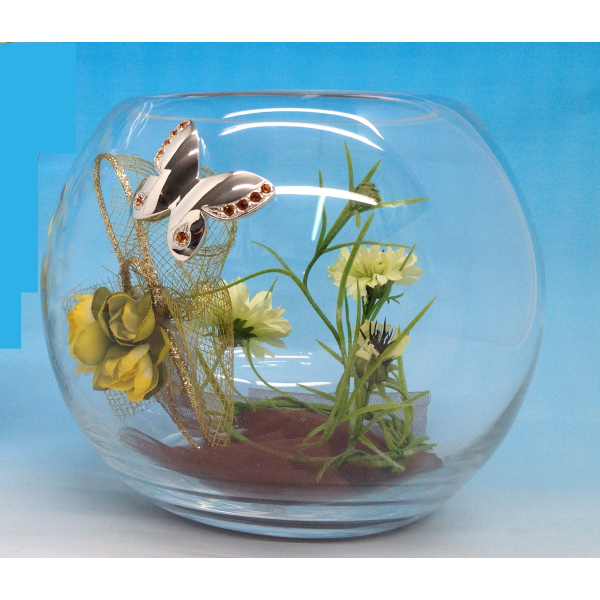 Silver Crystal Centerpiece