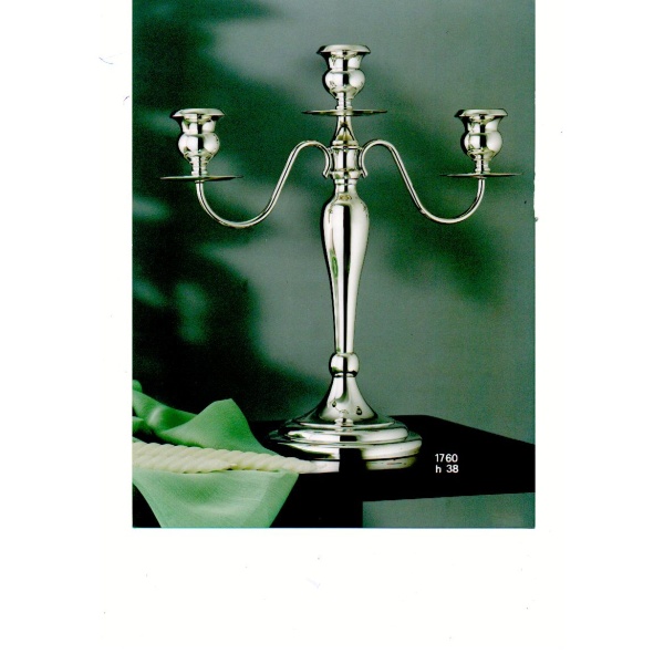 Sterling Silver Candelabra 3 lights - Image 2