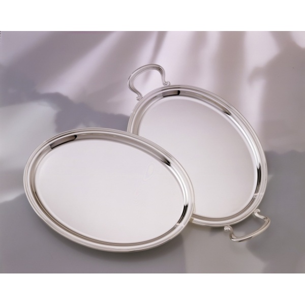 Oval Tray "Inglese" - With handles - Image 2