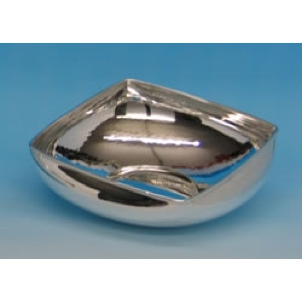 Silver Square Bowl "Emerald" - Image 2
