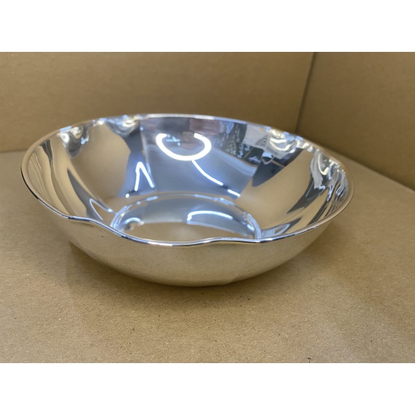 Triangular Silver Bowl