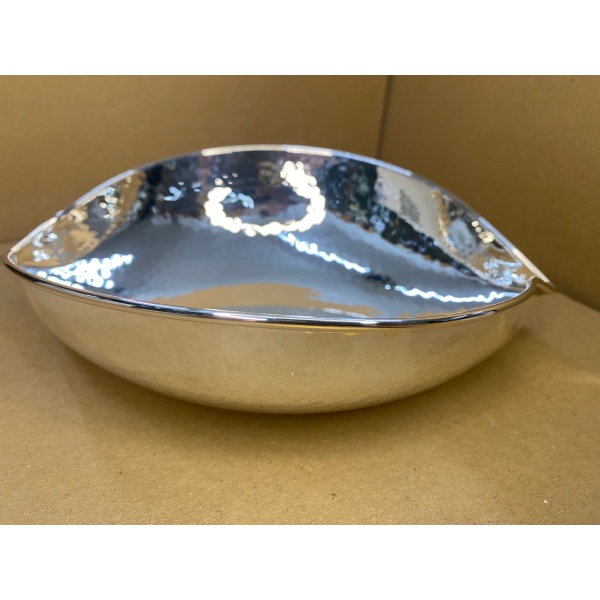Silver Bowl " Leaf " - Image 3