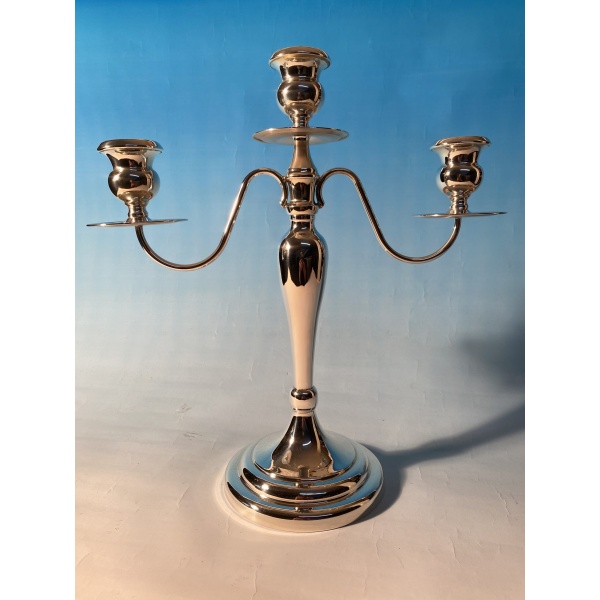Sterling Silver Candelabra 3 lights - Image 3