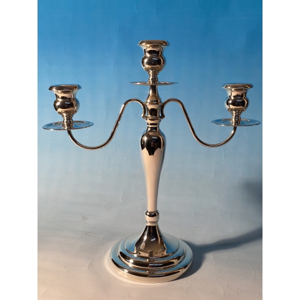 Sterling Silver Candelabra 3 lights - Image 5
