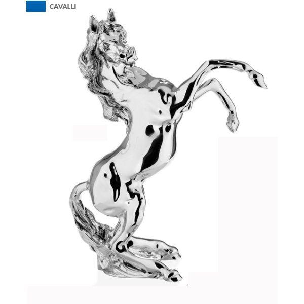 Horse Coated Silver