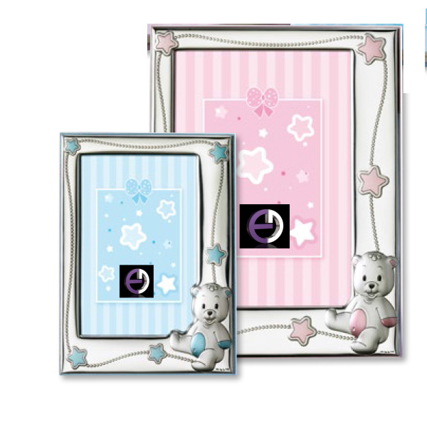 Cornice Bimbo e Bimba Orso Stella