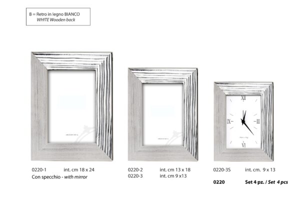Silver Frame "Wood"