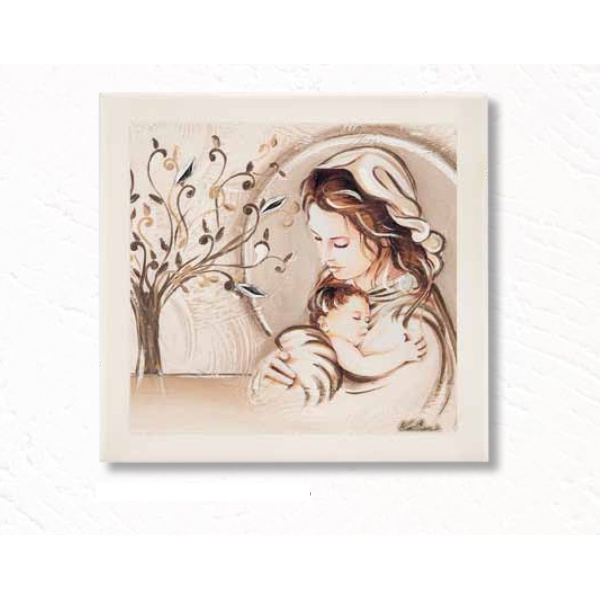 Capezzale Madonna con Bambino e Albero della Vita