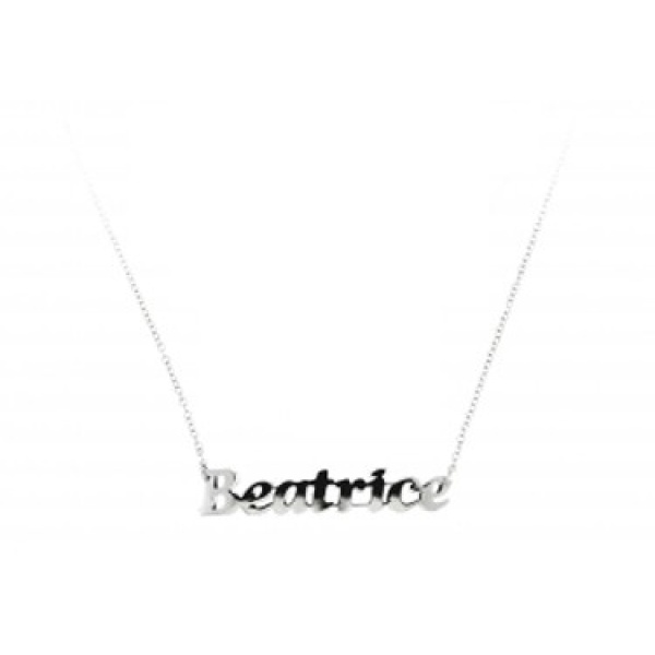 Necklace or Choker with the Block Letters name - Image 3