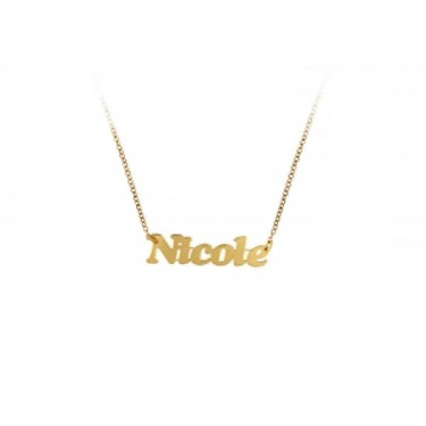 Necklace or Choker with the Block Letters name - Image 4