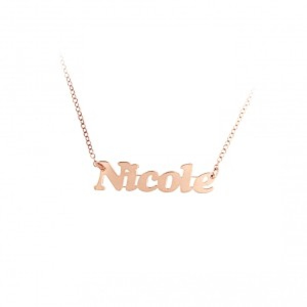 Necklace or Choker with the Block Letters name - Image 5