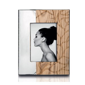 Wood Silver frame