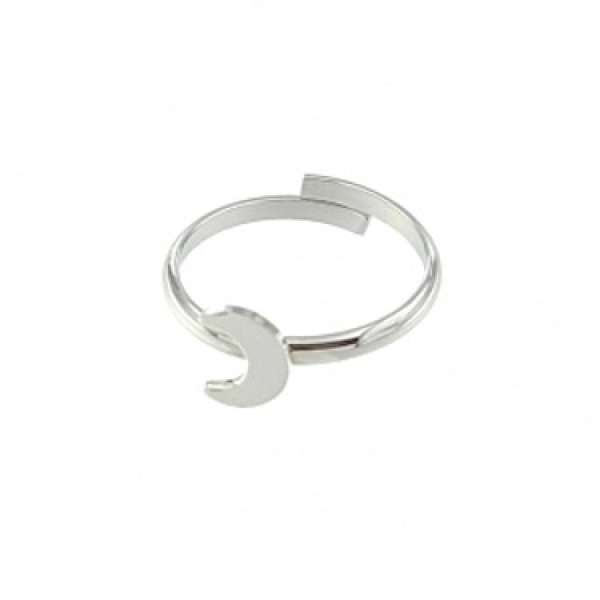 Anello Argento Luna