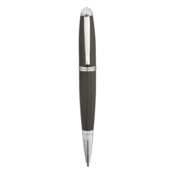 Penna Nera con USB finiture cromate