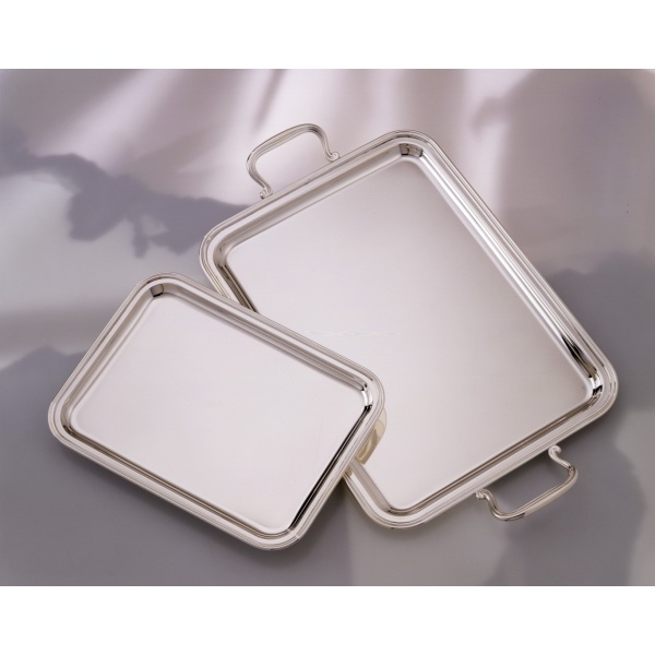 Rectangular English tray without handles - Image 2