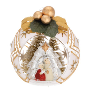 Mini Sfere Oro di Natale - Presepi