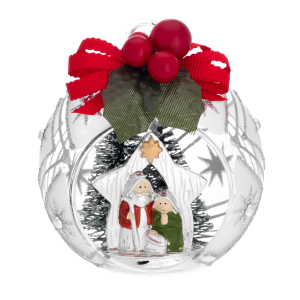 Mini sfere di Natale - Presepi