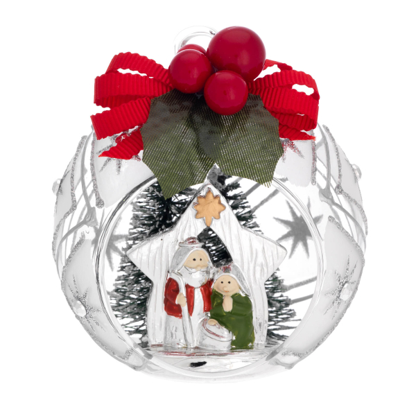 Mini sfere di Natale - Presepi