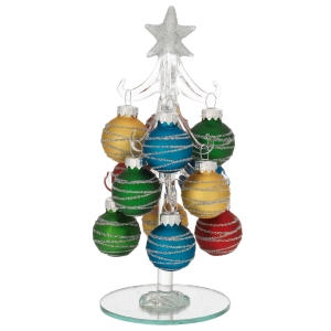 Albero Dia Natale in vetro soffiato.